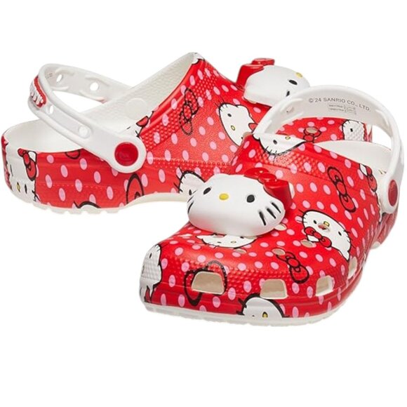 Crocs Big Kids Classic Hello Kitty & Friends Clog Size J2 NEW - Picture 3 of 5